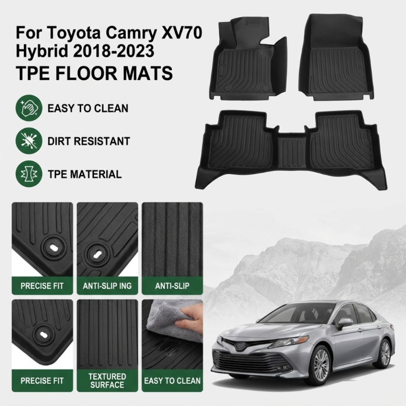トヨタカムリXV70ハイブリッド2018-2023年モデル（ - Car Floor Mat のレビューと価格