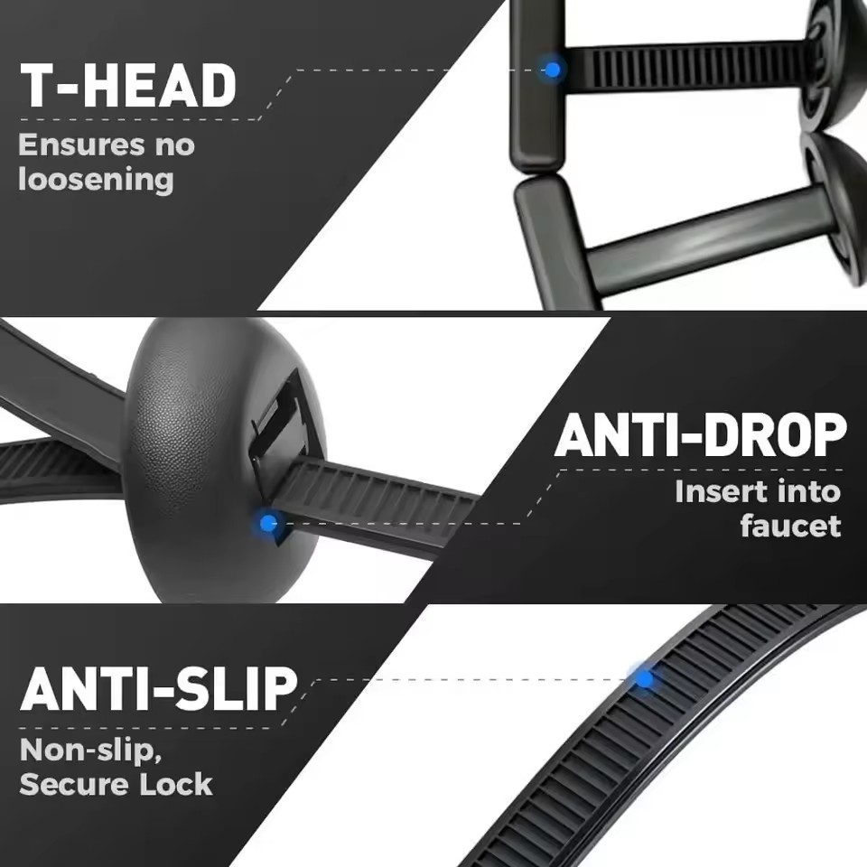 ナイロン製ユニバーサルケーブルタイバックル - ピン＆ボタン - Car Cable Organizer のレビューと価格