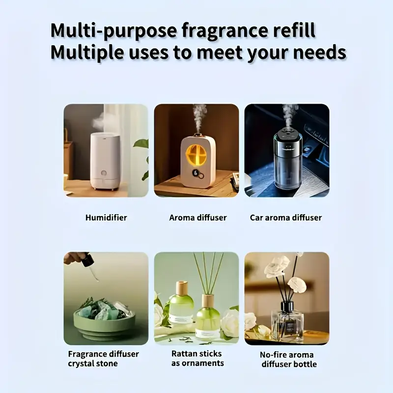 260ml大容量アロマセラピーエッセンシャルオイル詰め替え、 - Car Air Freshener のレビューと価格