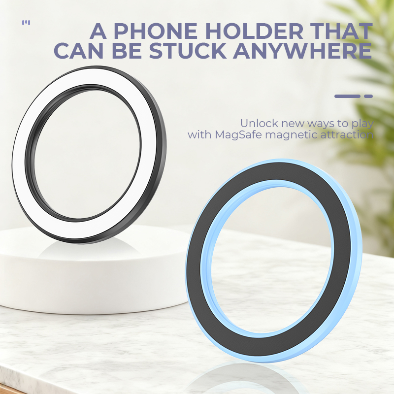 MagSafe対応 強力マグネットリング式スマホホルダー 粘 - Car Phone Holder のレビューと価格
