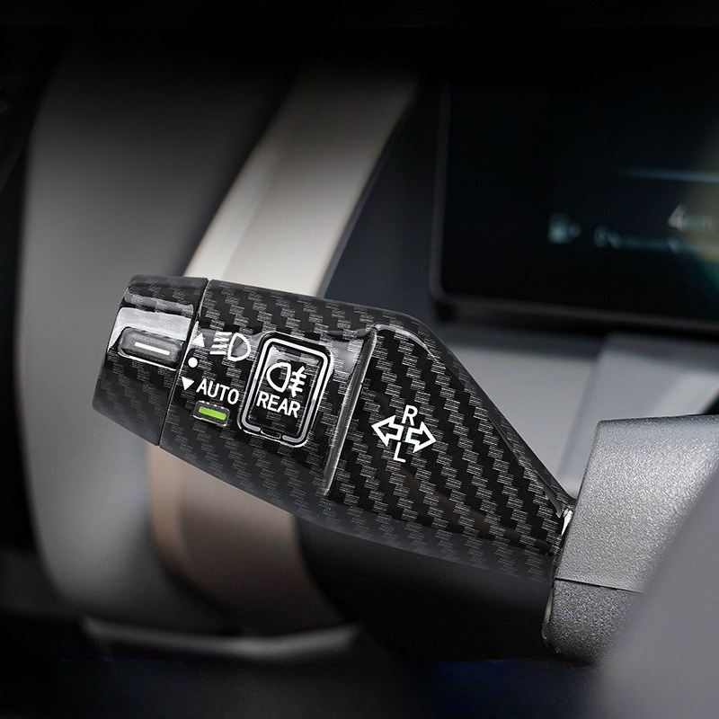 車用ターンシグナルワイパーレバースイッチカバー カーボン製  - Car Wiper のレビューと価格