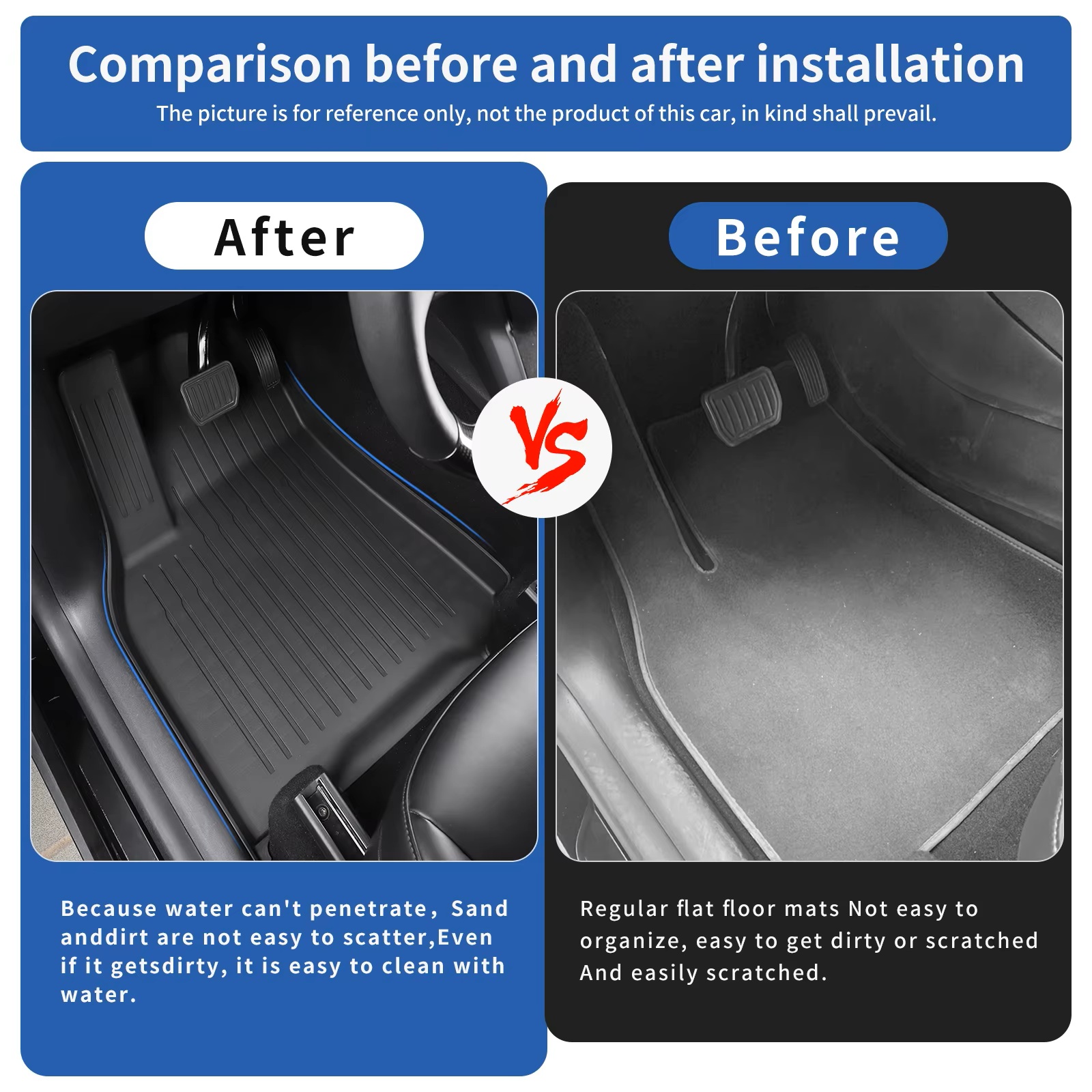 テスラ モデルY L 6人乗り 2025-2026年式 車用 - Car Floor Mat のレビューと価格