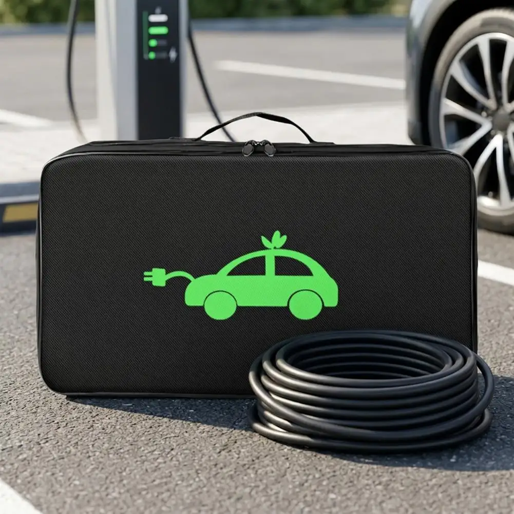 新しい車の充電器収納袋車の収納袋ジャンパーケーブルバッグケー - Car Cable Organizer のレビューと価格
