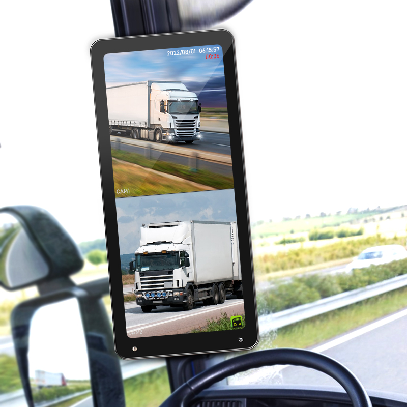 12.3インチIPSスクリーン電子式車載バックミラー、バス・ - Car Mirror のレビューと価格