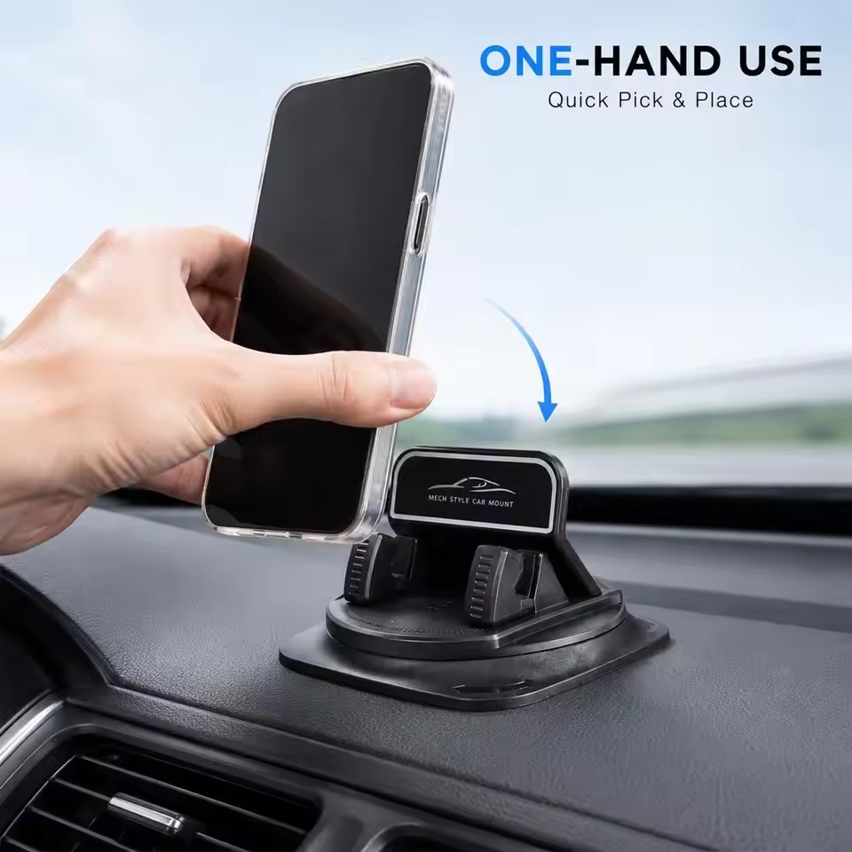 360 °   度角調整可能な車載携帯電話ホルダー、滑り止め - Car Phone Holder のレビューと価格