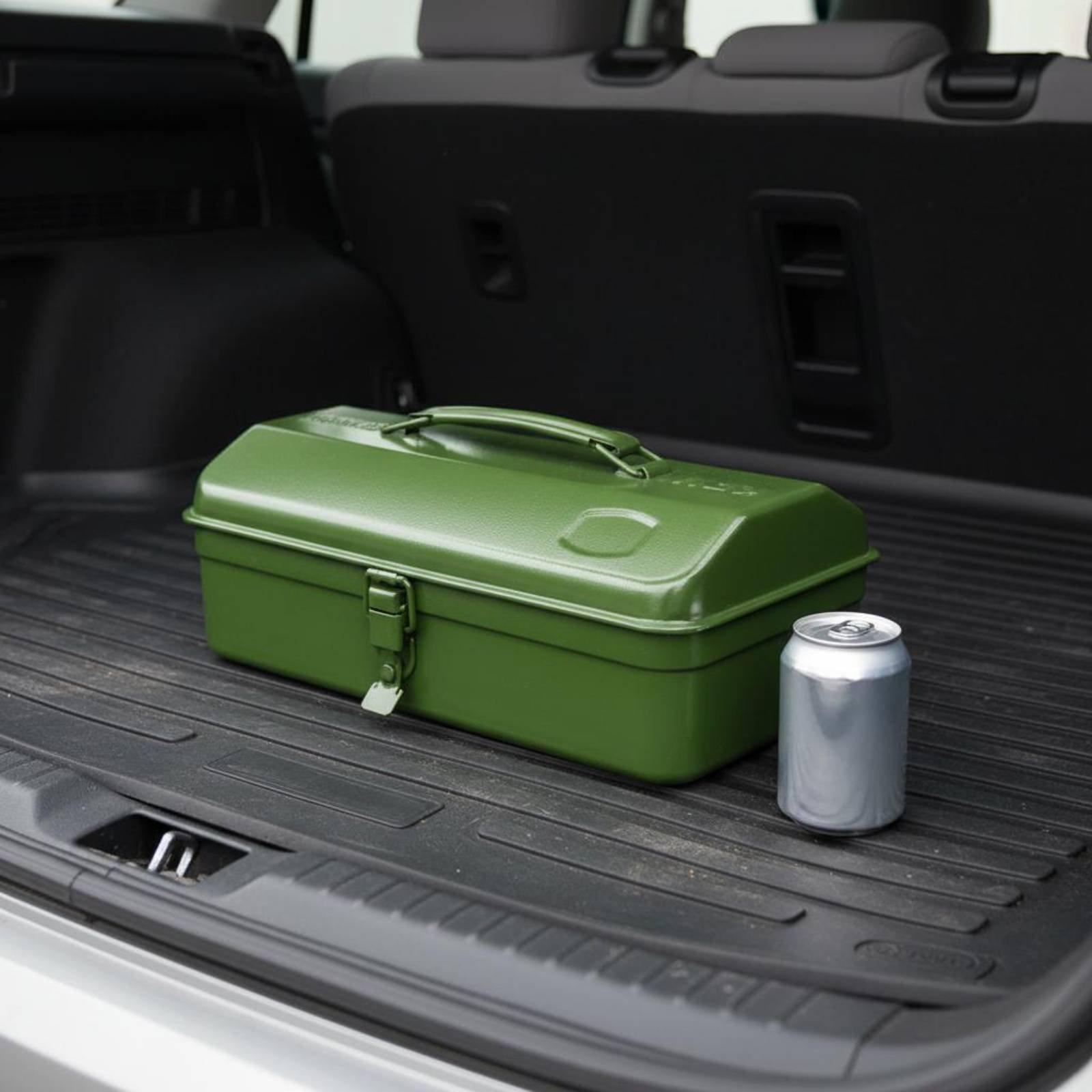 鉄製ツールボックス 厚手の機械工具箱 金属製オーガナイザービ - Car Organizer のレビューと価格