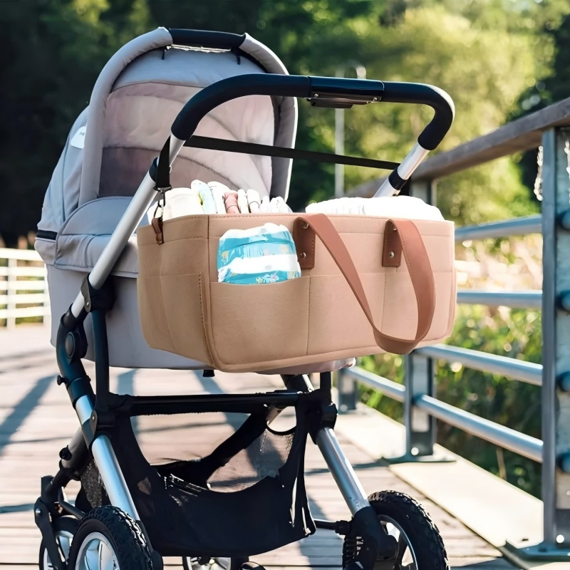 おむつキャディー 保育園オーガナイザー フェルト製 多層 ベ - Car Organizer のレビューと価格