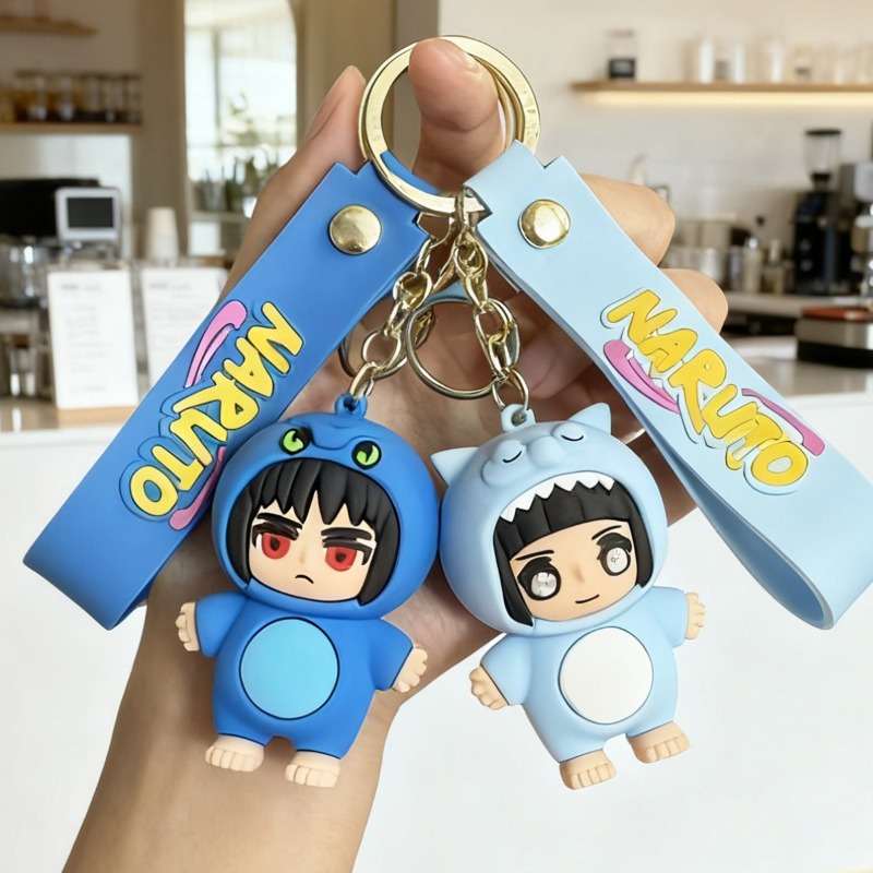 新作アニメ「ナルト」Qバージョンキーホルダー、アニメキャラク - Car Accessories Japanese のレビューと価格
