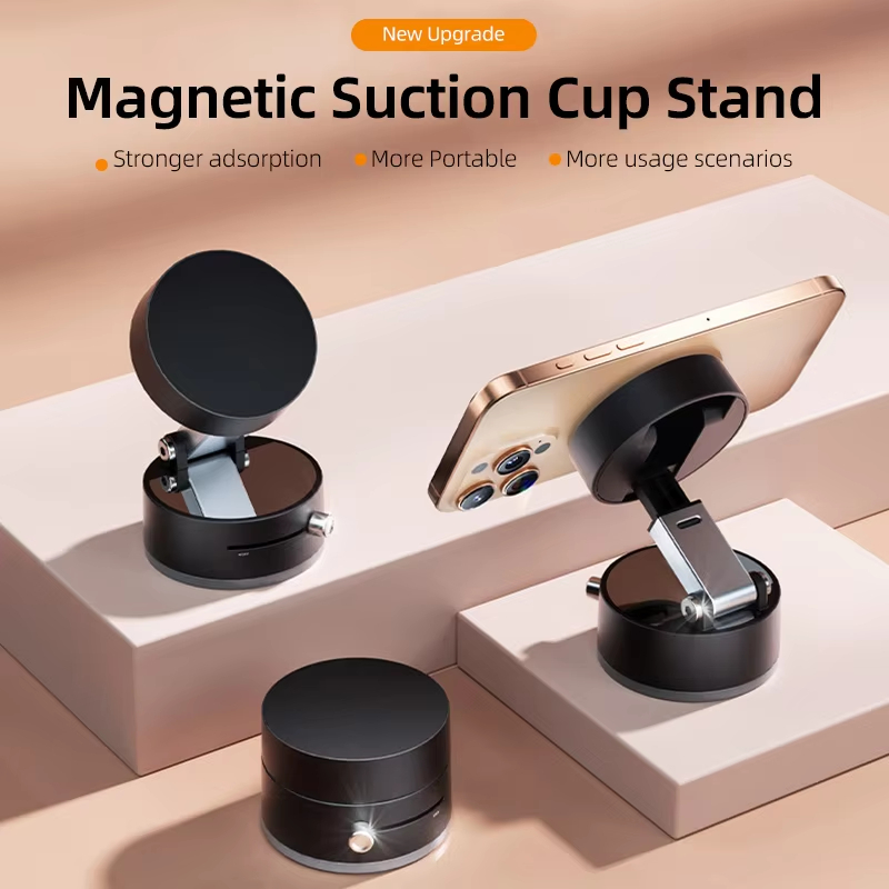 マグセーフ対応吸盤式マグネット式携帯電話ホルダー 真空吸着デ - Car Vacuum のレビューと価格