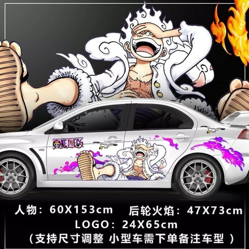 ワンピースステッカー車体装飾カーフィルムステッカーモンキー・ - Car Accessories Japanese のレビューと価格