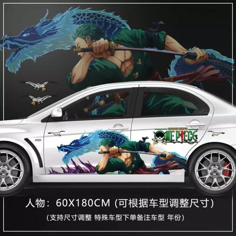ワンピースステッカー車体装飾カーフィルムステッカーモンキー・ - Car Accessories Japanese のレビューと価格