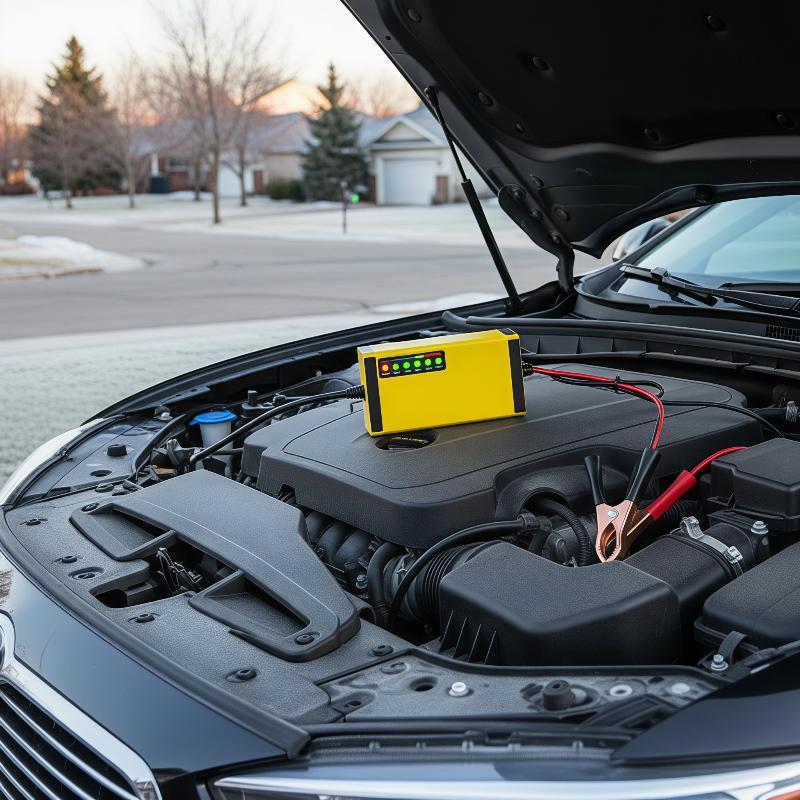 スマート12Vユニバーサルカーバッテリー充電器、逆極性保護機 - Car Charger のレビューと価格