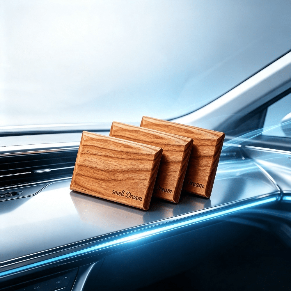車用芳香剤 チーク・アンバー・オレンジウッドの香り ブロック - Car Air Freshener のレビューと価格